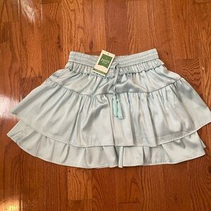 NWT Pants Store teal/mint ruffel skirt women’s size medium